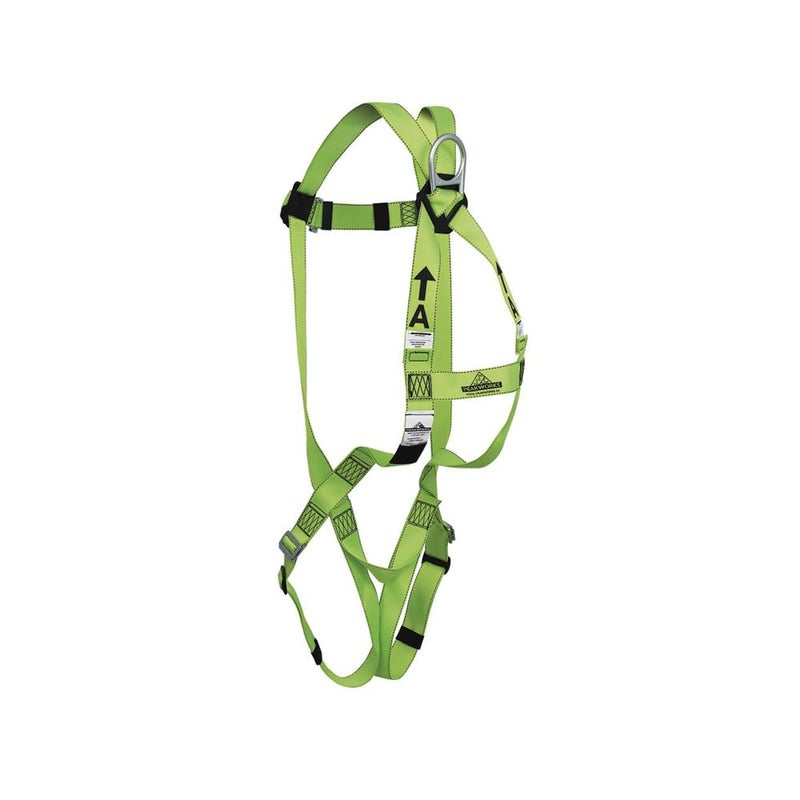 PeakWorks Compliance Series Safety Harness - Class A Fall Arrest Harness - CSA & ANSI Compliant Fall Protection - 310 lbs Capacity - Universal Size - Image 1